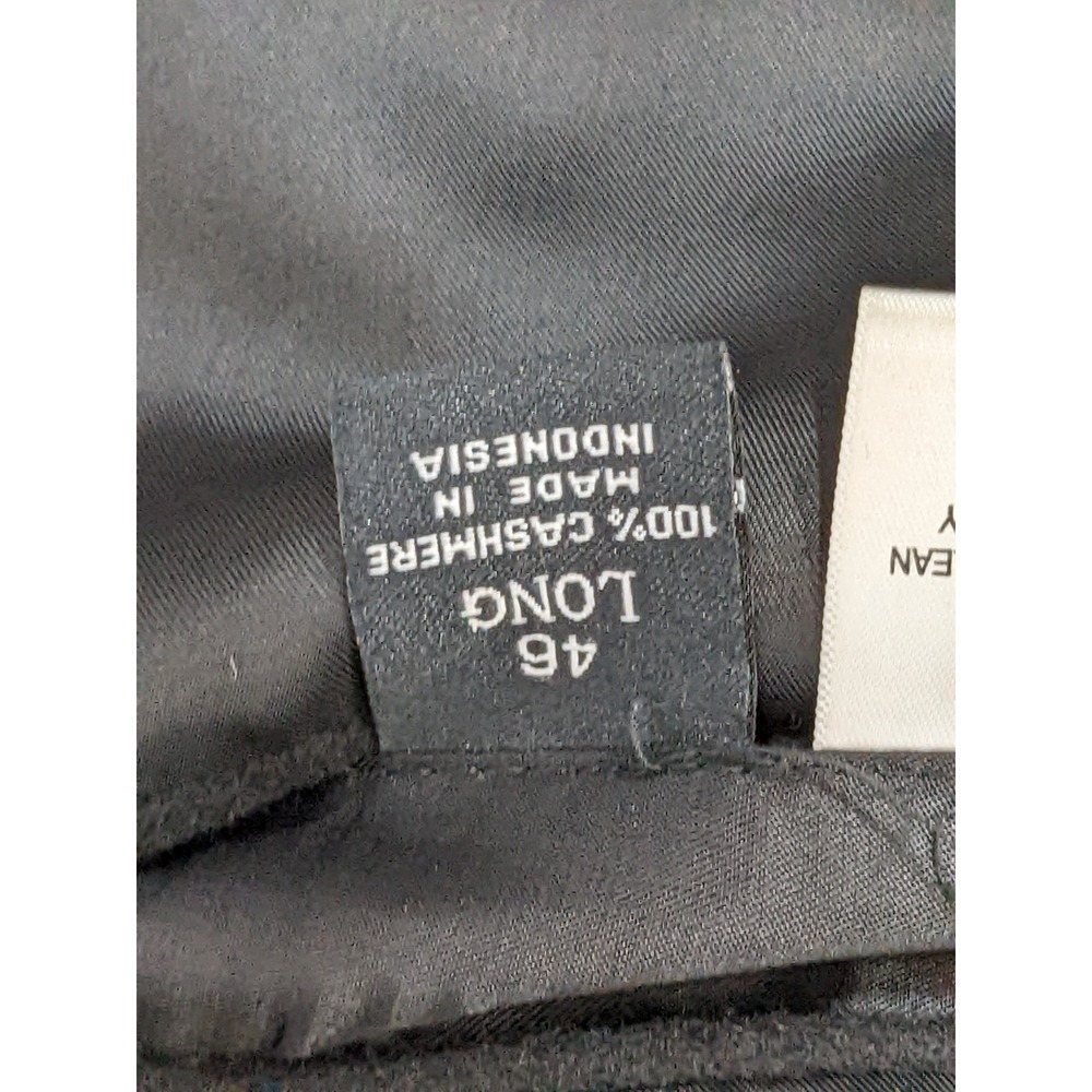 Pronto Uomo Couture 46L Black 100% Cashmere Mens Blazer Jacket Sport Coat‎ NWOT - Picture 5 of 14